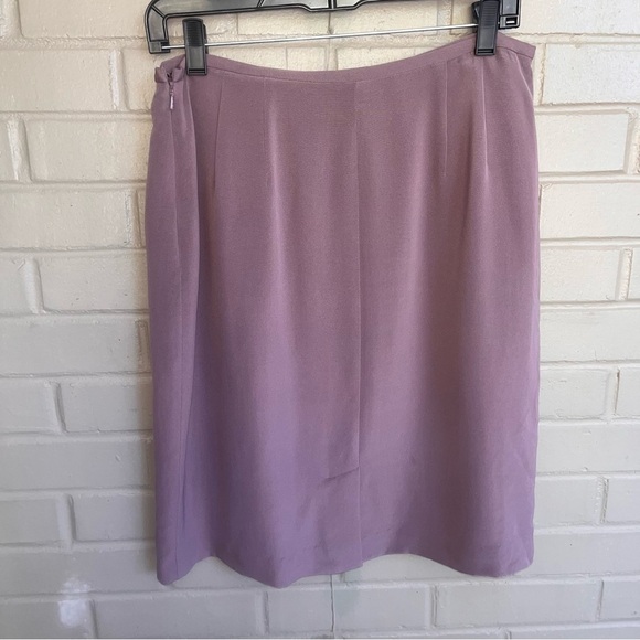 Amanda Smith 100% Silk 5 Piece Set Wide Leg Pants, Skirt, Cami, Tank, Blazer - Picture 13 of 16